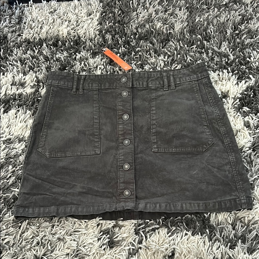 American Eagle Outfitters green A-Line Mini Skirt with Cargo Style